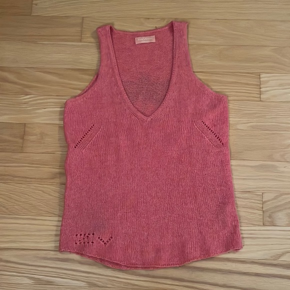 Zadig & Voltaire Cashmere V-Neck Tank - Picture 1 of 7